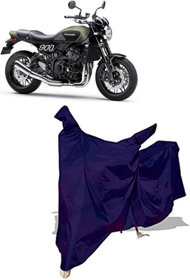 Amexride Two Wheeler Cover for Kawasaki(Z900RS, Blue)
