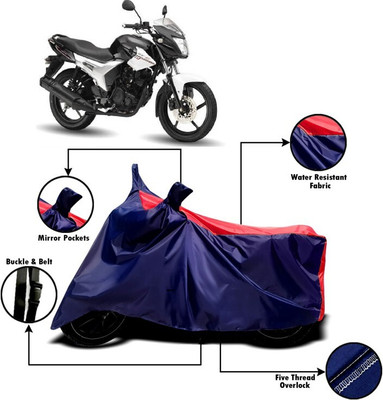 DeepShakshi AUTOMOTIVE Two Wheeler Cover for Yamaha(SZ R, Red, Blue)