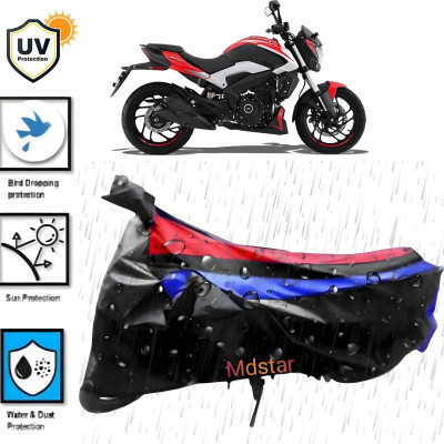 MWBB Waterproof Two Wheeler Cover for Bajaj(Dominar 400, Black)