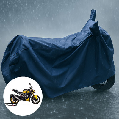 CODOKI Waterproof Two Wheeler Cover for TVS(Apache RTR 310, Blue, Blue)
