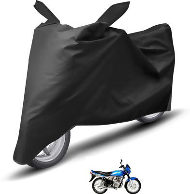 Caronix Waterproof Two Wheeler Cover for Bajaj(Wind 125, Black)