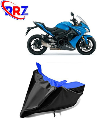 RRZ Waterproof Two Wheeler Cover for Suzuki(GSX S1000, Black, Blue)