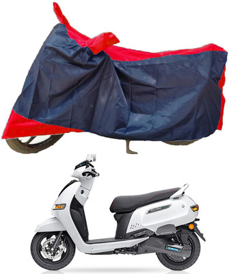 MMSSTAR Waterproof Two Wheeler Cover for TVS(iQube Electric, Red, Blue)