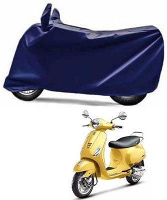 DeepShakshi AUTOMOTIVE Waterproof Two Wheeler Cover for Vespa(Vespa VXL 150, Blue)