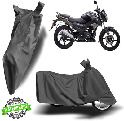 Autoinnovation Waterproof Two Wheeler Cover for TVS(Raider, Grey)