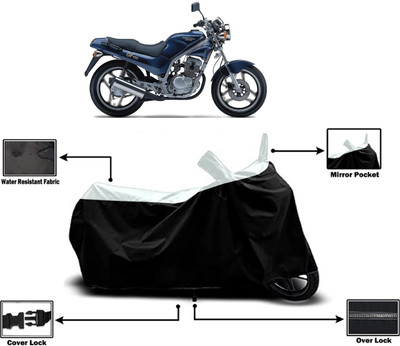 Amexride Two Wheeler Cover for Kinetic(GF 125, White)