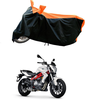 DeepShakshi AUTOMOTIVE Waterproof Two Wheeler Cover for Benelli(TNT 300, Orange)