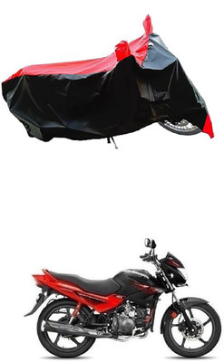 VESMEI Two Wheeler Cover for Hero(Glamour Programmed FI BS6, Red)