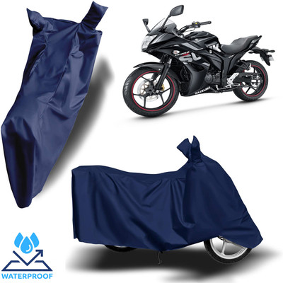 Autoinnovation Waterproof Two Wheeler Cover for Suzuki(Gixxer SF, Blue)