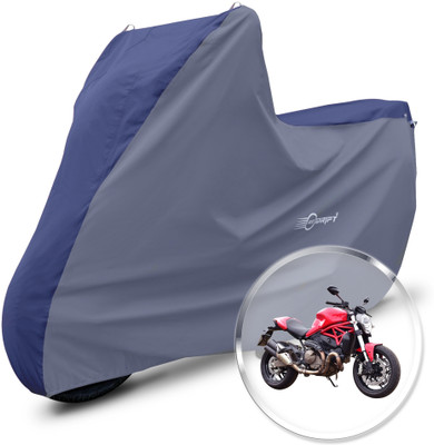 Neodrift Two Wheeler Cover for Ducati(Monster 821, Blue, Grey)