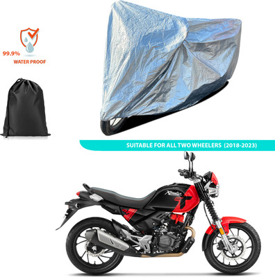PAGORA Waterproof Two Wheeler Cover for Hero(Xpulse 200T, Silver)