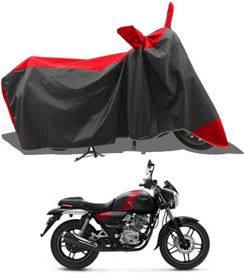 KEDIT Two Wheeler Cover for Bajaj(Red, Black)