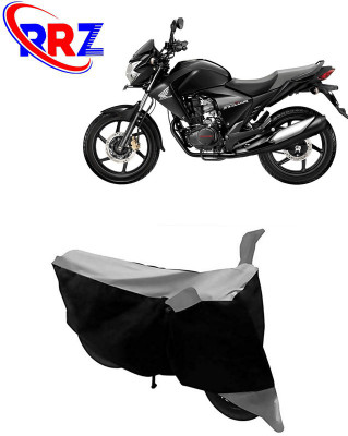 RRZ Waterproof Two Wheeler Cover for Honda(CBF150, Black, Grey)