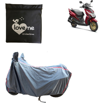 Love Me Waterproof Two Wheeler Cover for Honda(Dio, Silver)