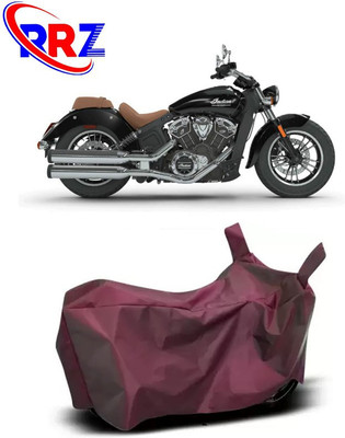 RRZ Waterproof Two Wheeler Cover for Indian(Scout, Maroon)