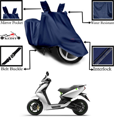 KEDIT Two Wheeler Cover for Ather(450, Blue)