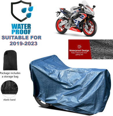 PAGORA Waterproof Two Wheeler Cover for Aprilia(RS 660, Blue)