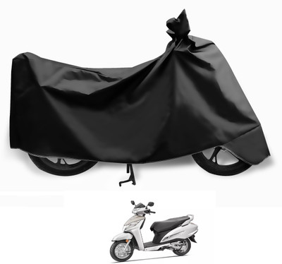Auto Hub Two Wheeler Cover for Honda(Activa 125, Black)