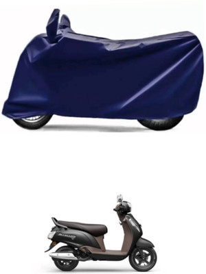 RAQTRO Two Wheeler Cover for Suzuki(Access 125, Blue)