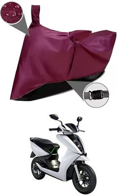 KEDIT Two Wheeler Cover for Ather(450, Maroon)