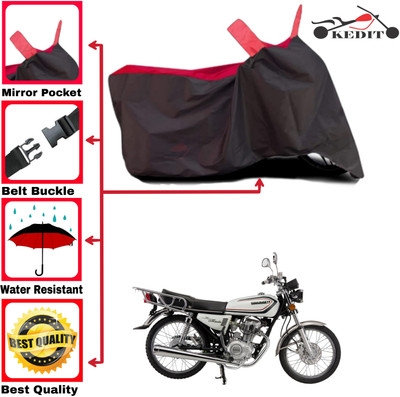 AASHTIK MART Two Wheeler Cover for Yamaha(RD 350, Red, Black)