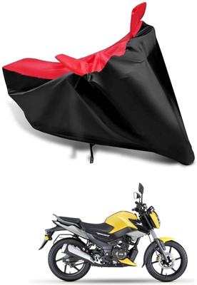 KEDIT Two Wheeler Cover for TVS(Raider, Red, Black)