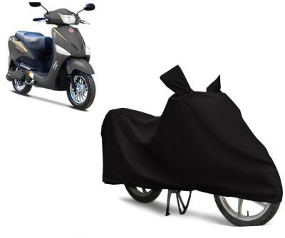 EGAL Waterproof Two Wheeler Cover for Hero(Electric Optima HS500 ER, Black)