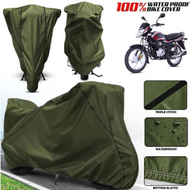 AutoGalaxy Waterproof Two Wheeler Cover for Bajaj(Platina, Green)