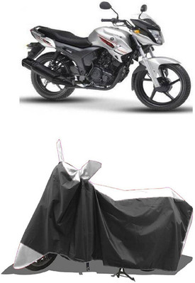 SUGASHRI Waterproof Two Wheeler Cover for Yamaha(SZ-RR V2, White, Black)