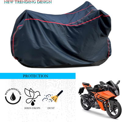 ANTHUB Waterproof Two Wheeler Cover for KTM(RC 125, Black)