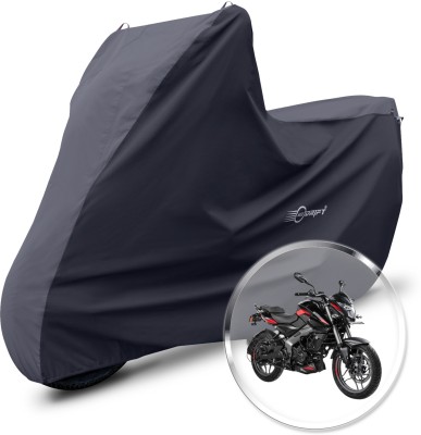 Neodrift Two Wheeler Cover for Bajaj(Pulsar NS 200, Grey, Black)