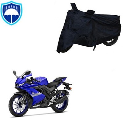 MMSSTAR Waterproof Two Wheeler Cover for Yamaha(R15 V3, Black)