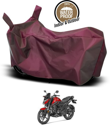 ANTHUB Waterproof Two Wheeler Cover for Honda(X-Blade, Maroon)