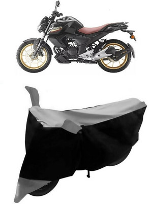 NEXTON Waterproof Two Wheeler Cover for Yamaha(FZ-S Fi Version 3.0, Black, Grey)