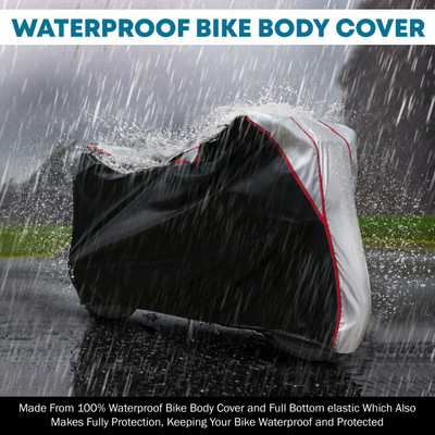 xodi Waterproof Two Wheeler Cover for TVS(Radeon, Silver, Black, Multicolor)