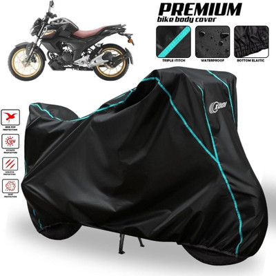 xodi Waterproof Two Wheeler Cover for Yamaha(FZ-S Fi Version 3.0, Black, Blue, Multicolor)