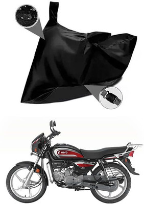AASHTIK MART Two Wheeler Cover for Hero(Splendor Plus, Black)