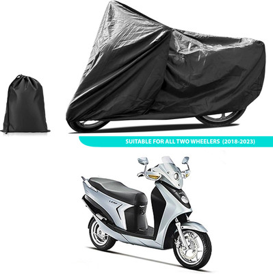 CODOKI Two Wheeler Cover for Hero(Leap Hybrid SES BS6, Black)
