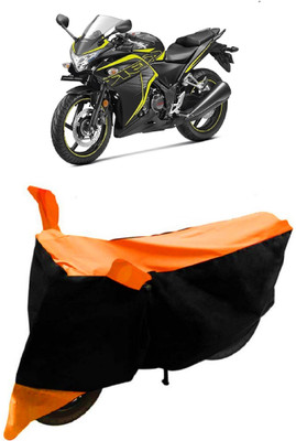 NEXTON Waterproof Two Wheeler Cover for Honda(CBR 250R, Orange, Black)