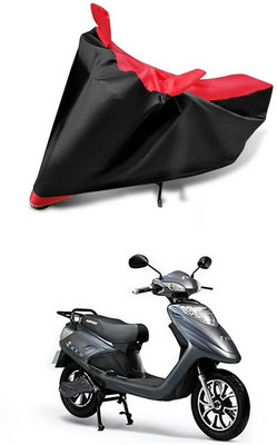 AutoGalaxy Waterproof Two Wheeler Cover for Ampere(V 48, Red, Black)