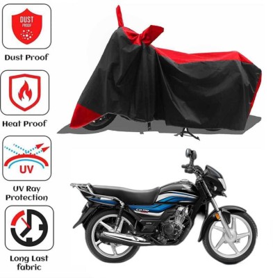 AIKOZIYA Two Wheeler Cover for Honda(CD 110 Dream, Red, Black)