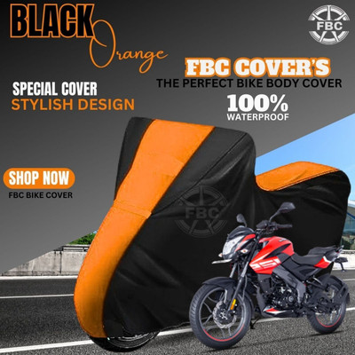 AUTOCAD Waterproof Two Wheeler Cover for Bajaj(Pulsar NS125 BS6, Black)