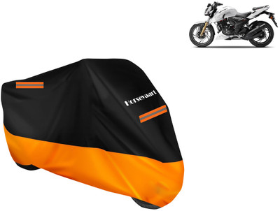 Horseyaart Waterproof Two Wheeler Cover for TVS(Apache RTR 200 4V, Orange)