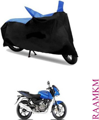 RAAMKM Two Wheeler Cover for Hero, Honda, Bajaj, Ather, TVS, Yamaha(Blue, Black)