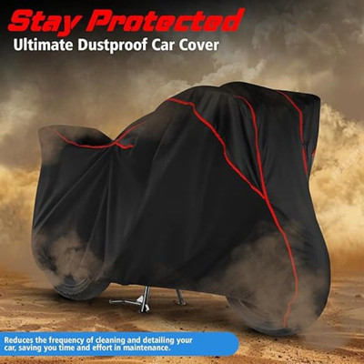 AutoGalaxy Waterproof Two Wheeler Cover for Bajaj(Scooty, Black)