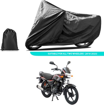 CODOKI Waterproof Two Wheeler Cover for Bajaj(Platina 125, Black)