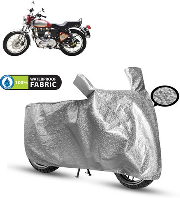 CODOKI Waterproof Two Wheeler Cover for Royal Enfield(Electra 5S, Silver)