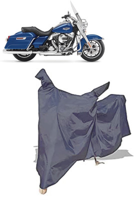 Amexride Two Wheeler Cover for Harley Davidson(Road King, Grey)