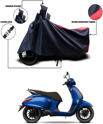 Ascension Two Wheeler Cover for Bajaj(New Chetak, Blue, Red)