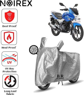 NOIREX Two Wheeler Cover for Bajaj(Discover 150 f, Black)